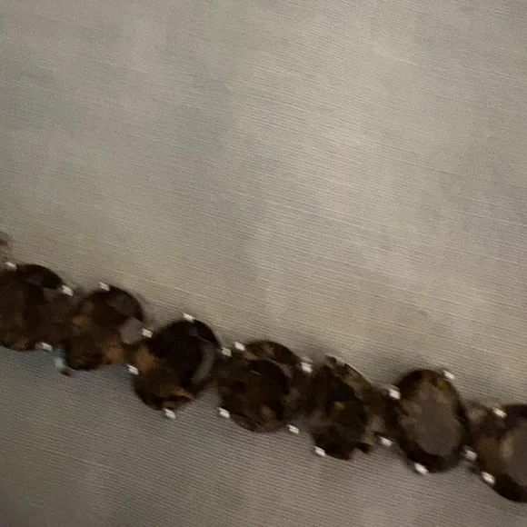 EUC Smoky quartz silver bracelet - Picture 5 of 9
